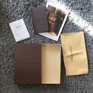 Louis Vuitton Zippy Wallet Dust Bag Receipt